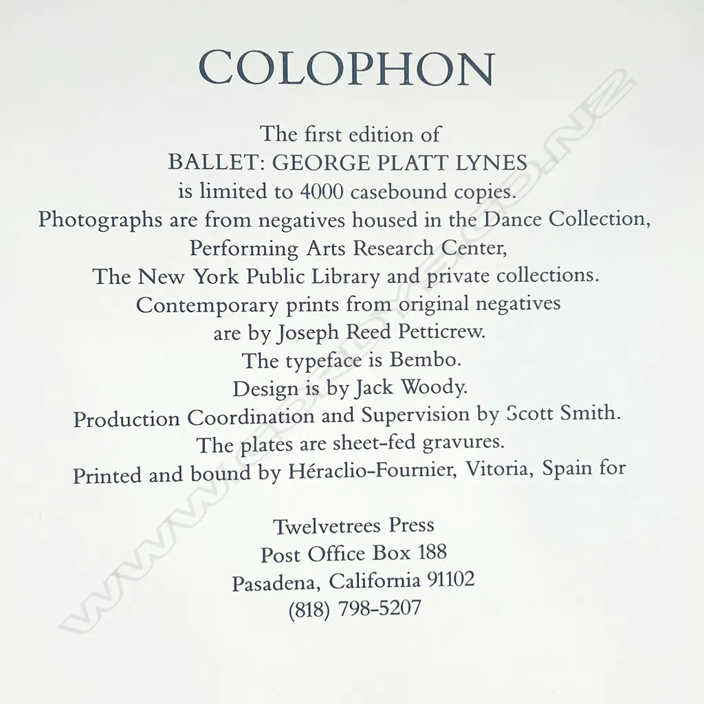 GEORGE PLATT LYNES: BALLET Image 1++